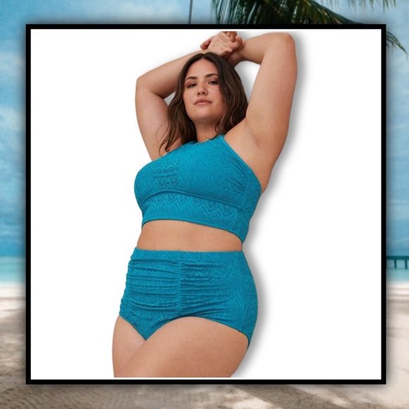 💥NEW💥 TORRID High Waist Crochet Swimsuit Bottoms #T681r - Picture 3 of 7